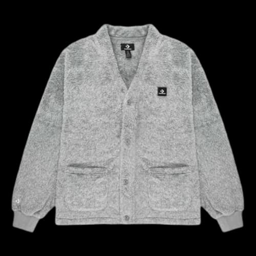Converse Pile Fur Cardigan 'Grey'