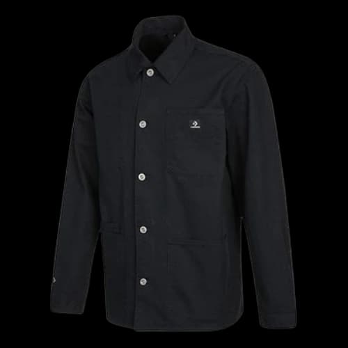 Converse SS22 Cargo Casual Long Sleeves Autumn Black Shirt