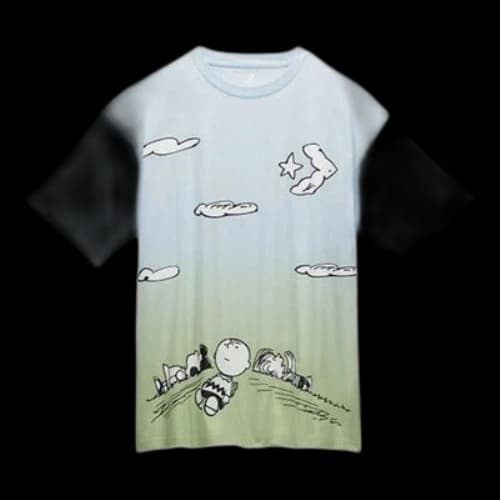 Converse x Peanuts Cloud Watching T-Shirt 'Blue Green'
