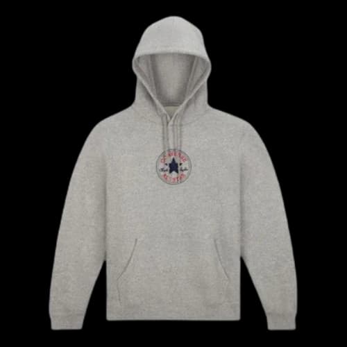 Converse Go-To Chuck Taylor Patch Standard Fit Pullover Hoodie 'Grey'