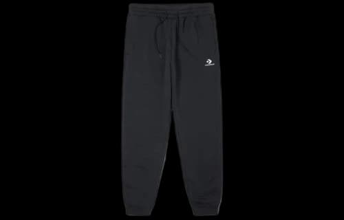 Converse Go-To Embroidered Star Chevron Standard-Fit Fleece Sweatpants 'Black'