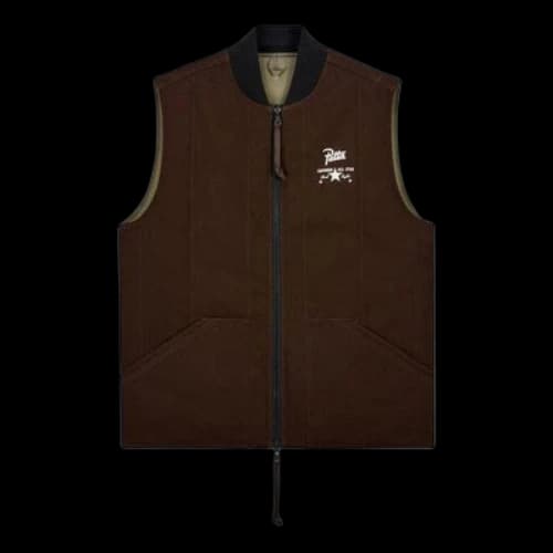 Converse x Patta Four-Leaf Clover Utility Reversible Padded Vest 'Java'