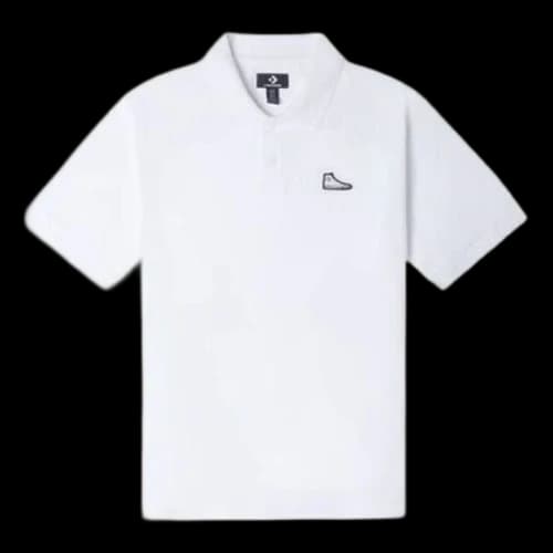 Converse Shoe Patch Polo Shirt 'White'