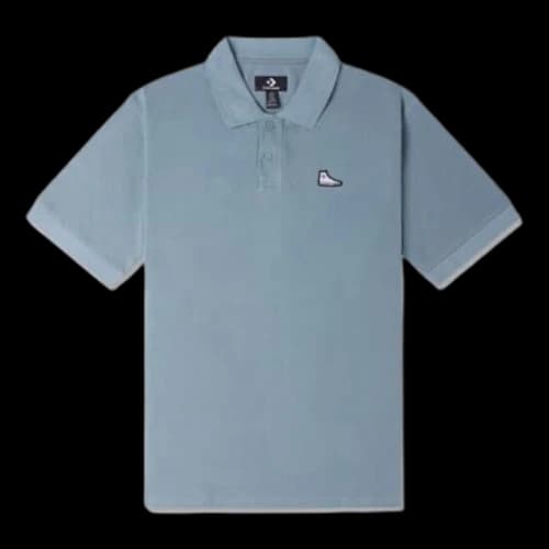 Converse Shoe Patch Polo Shirt 'Light Blue'