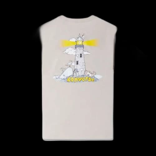 Converse Lighthouse T-shirt 'Beige'