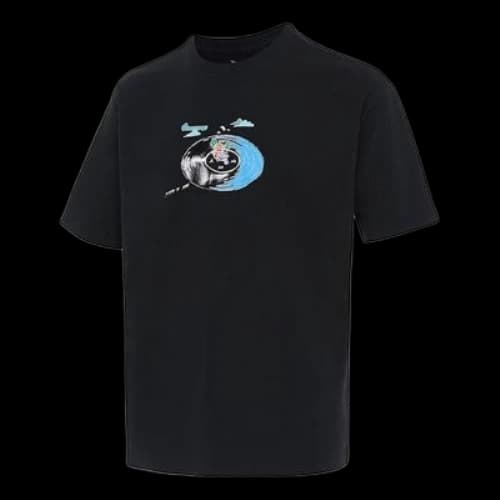 Converse Disk Jockey Logo T-Shirt 'Black'