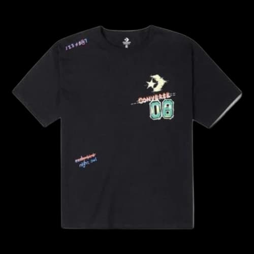 Converse Put-a-Smile-On-Your-Face Logo T-Shirt 'Black'