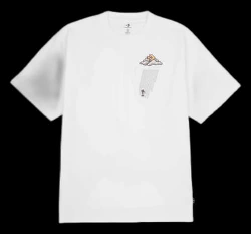Converse Cloud Pocket Graphic T-Shirt 'White'