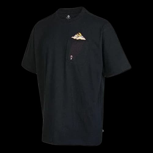 Converse Cloud Pocket T-Shirt 'Black'