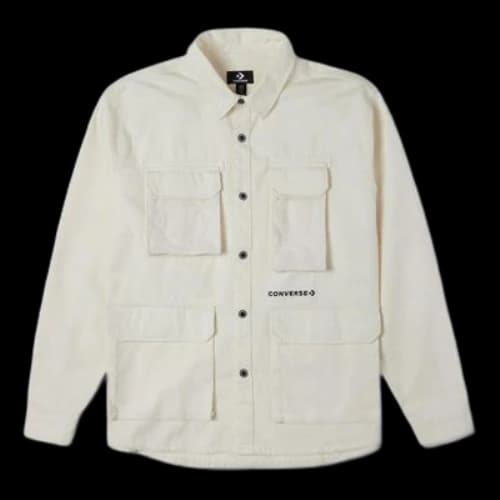 Converse Cozy Utility Woven Shirt 'Egret'