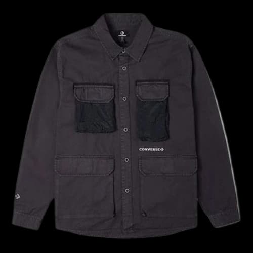 Converse Cozy Utility Woven Shirt 'Black'