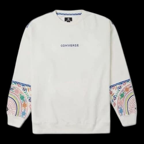 Converse Tapesty Crewneck Sweatshirt 'White'