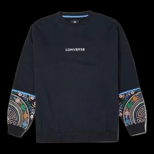 Converse Tapesty Crewneck Sweatshirt 'Black'