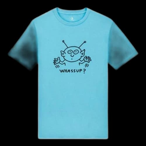 Converse x Keith Haring Alien T-Shirt 'Haring Blue'