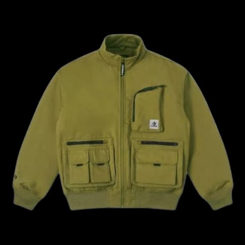 Converse Short Down Bomber Jacket 'Olive Green'