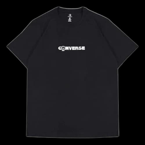 Converse Earth Moon Sun Short Sleeve T-shirt 'Black'