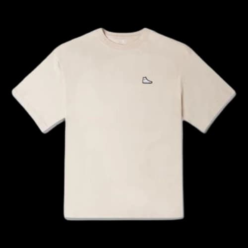 Converse Go-To Sneaker Patch Loose Fit T-Shirt 'Beige'