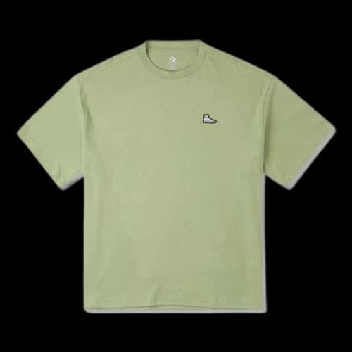 Converse Go-To Sneaker Patch Loose-Fit T-Shirt 'Vitality Green'