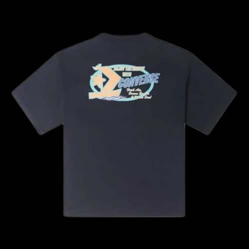 Converse Retro Sail Boat Graphic T-shirt 'Black'