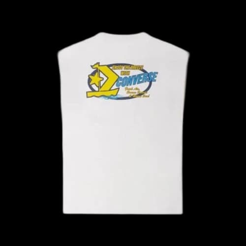 Converse Retro Sail Boat Graphic T-shirt 'White'