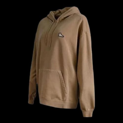 Converse Loose Fit Sneakers Patch Hoodie 'Nomad Khaki'