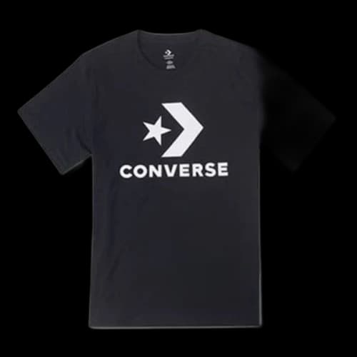 Converse Go-To Star Chevron Standard Fit T-Shirt 'Black'