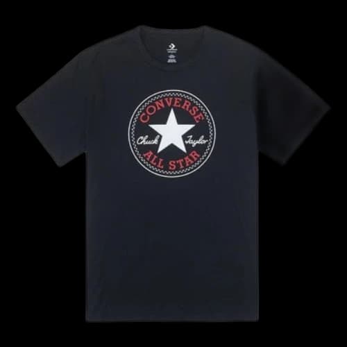Converse Go-To All Star Patch Standard Fit T-Shirt 'Black'