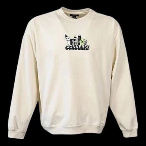 Converse Spring Up Graphic Crew Sweatshirt 'Egret'