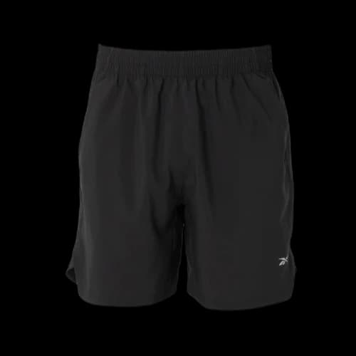 Reebok Running Shorts Men's Black Moderate Straight Fit Pants