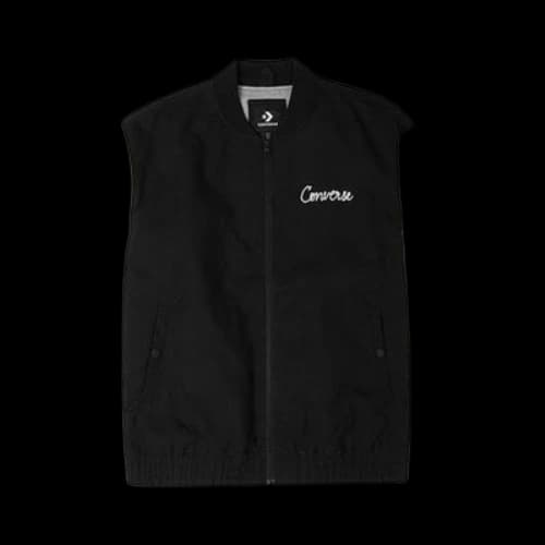 Converse Chain Stitch Woven Jacket 'Black'