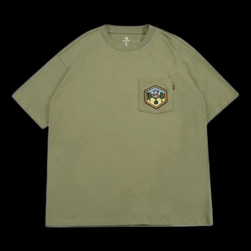 Converse Pocket Logo T-Shirt 'Army Green'
