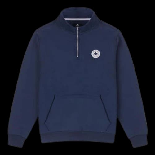 Converse All Star Retro Quarter Zip Sweater 'Navy'