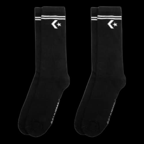 Converse Chevron Stripes Logo Two Pairs 'Black'