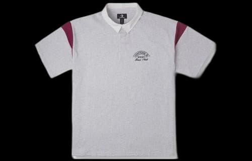 Converse Retro Polo Shirt 'Grey'