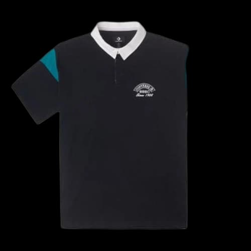 Converse Retro Polo Shirt 'Black'