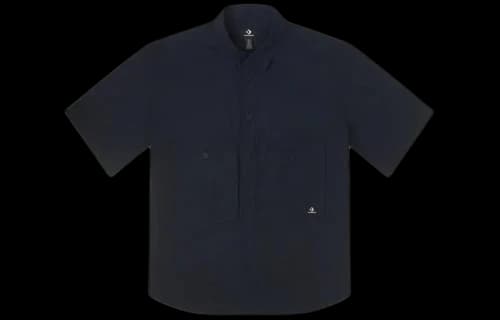 Converse Wordmark Utility Shirt 'Black'