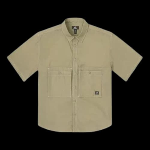 Converse Wordmark Utility Shirt 'Mossy Sloth'