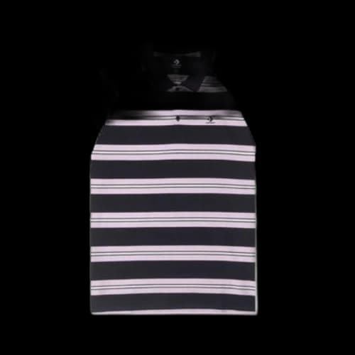 Converse Marquis Striped Short-Sleeve Polo Shirt 'Black'
