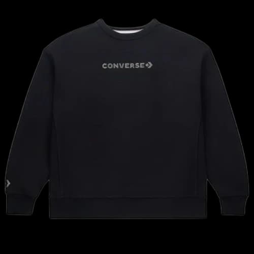 Converse Gold Standard Crew Neck Sweatshirt with Swarovski Crystals 'Black'
