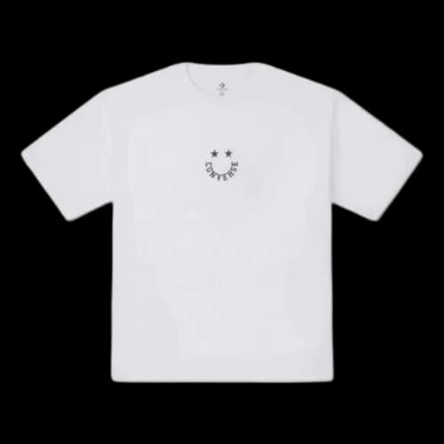 Converse Smiley Short Sleeve T-Shirt 'White'