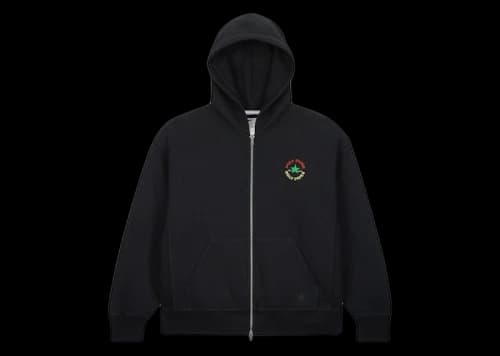 Converse Full Zip Hoodie Black