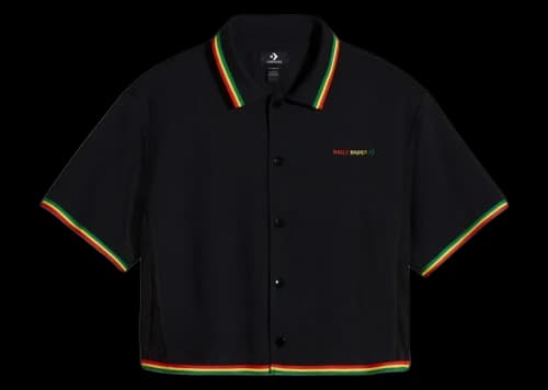 Converse Cropped Shirt Black