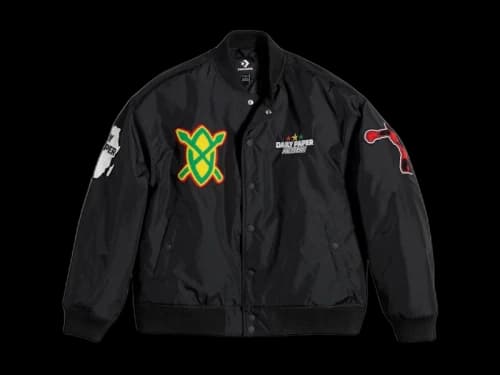 Converse x Daily Paper Stadium Jacket Black