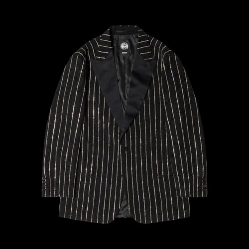 Stussy x Dries Van Noten Crystal Smoking Blazer 'Black'