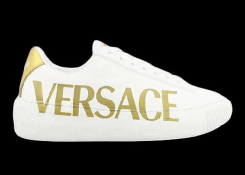 Versace Greca Low-Top White Gold (Women's)