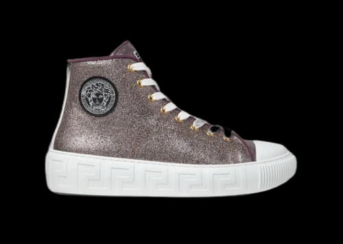 Versace Greca High Top Metallic Gold