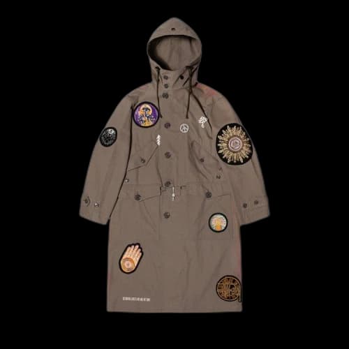 Stussy x Dries Van Noten Wool-Blend Military Parka 'Khaki'