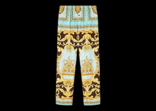 Fendi Fendace Baroque Pyjama Bottoms Gold/Blue