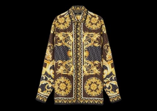 Fendi Fendace Baroque Shirt Gold