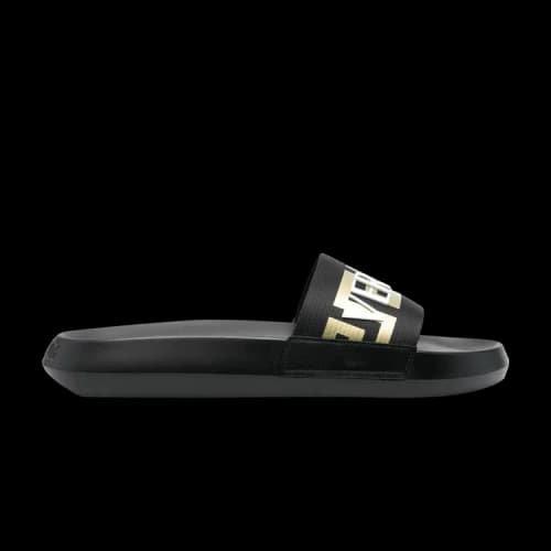 Versace Greca Logo Slide 'Black Gold White'